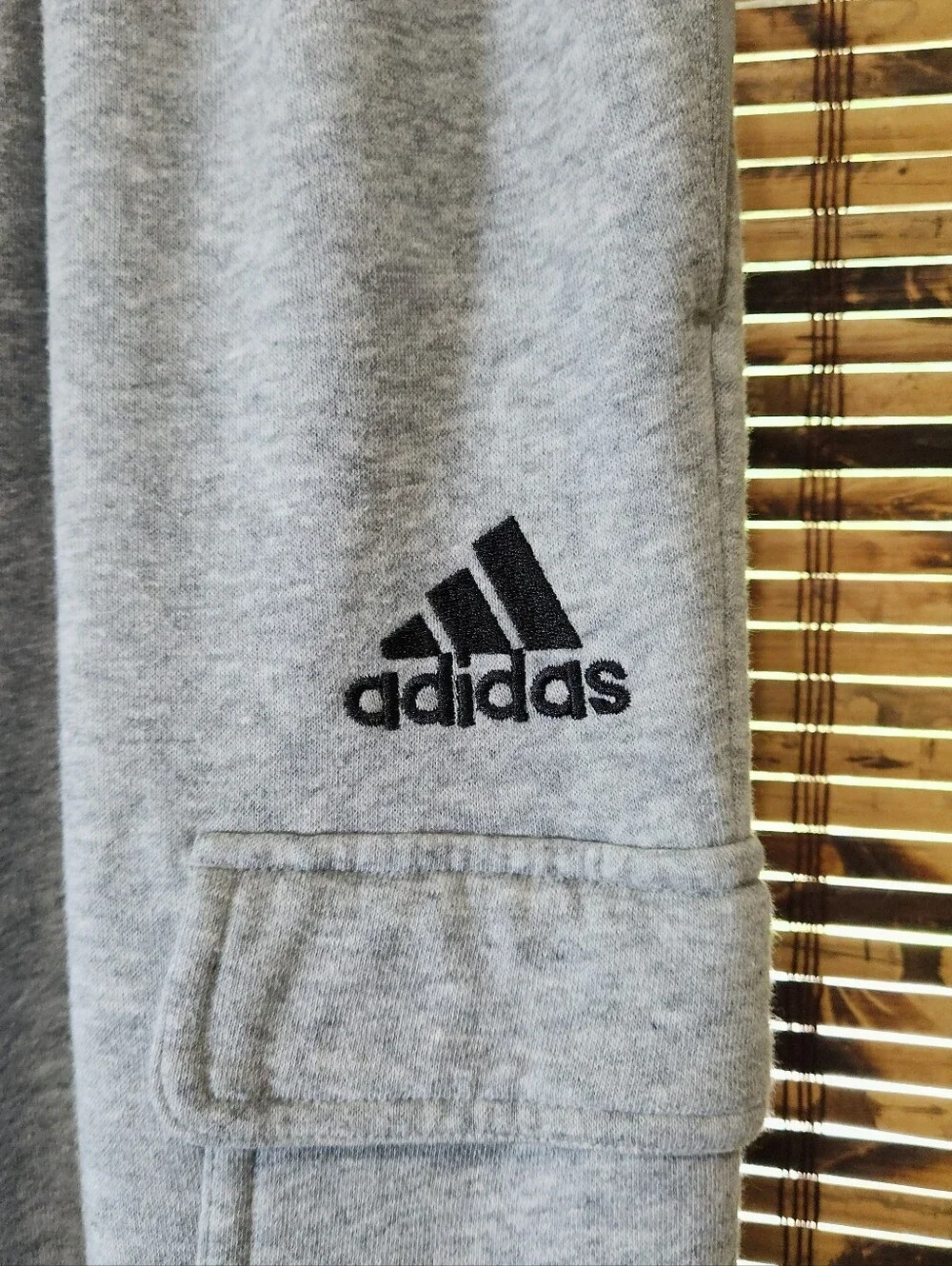 Level Up Your Loungewear: Adidas Fleece Cargo Joggers 🔥 Size Large